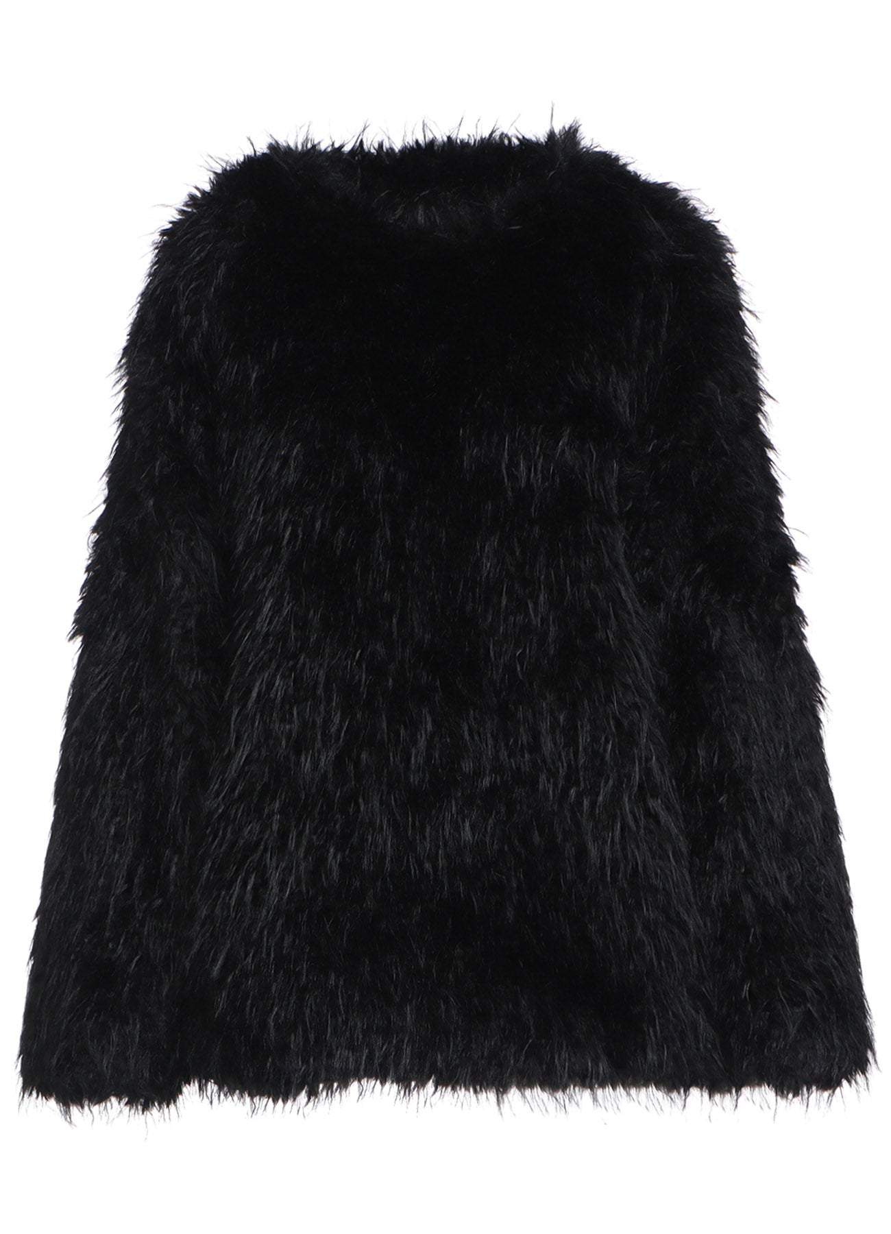 SHAGGY FUR CREW NECK PULLOVER – THE SHOP YOHJI YAMAMOTO