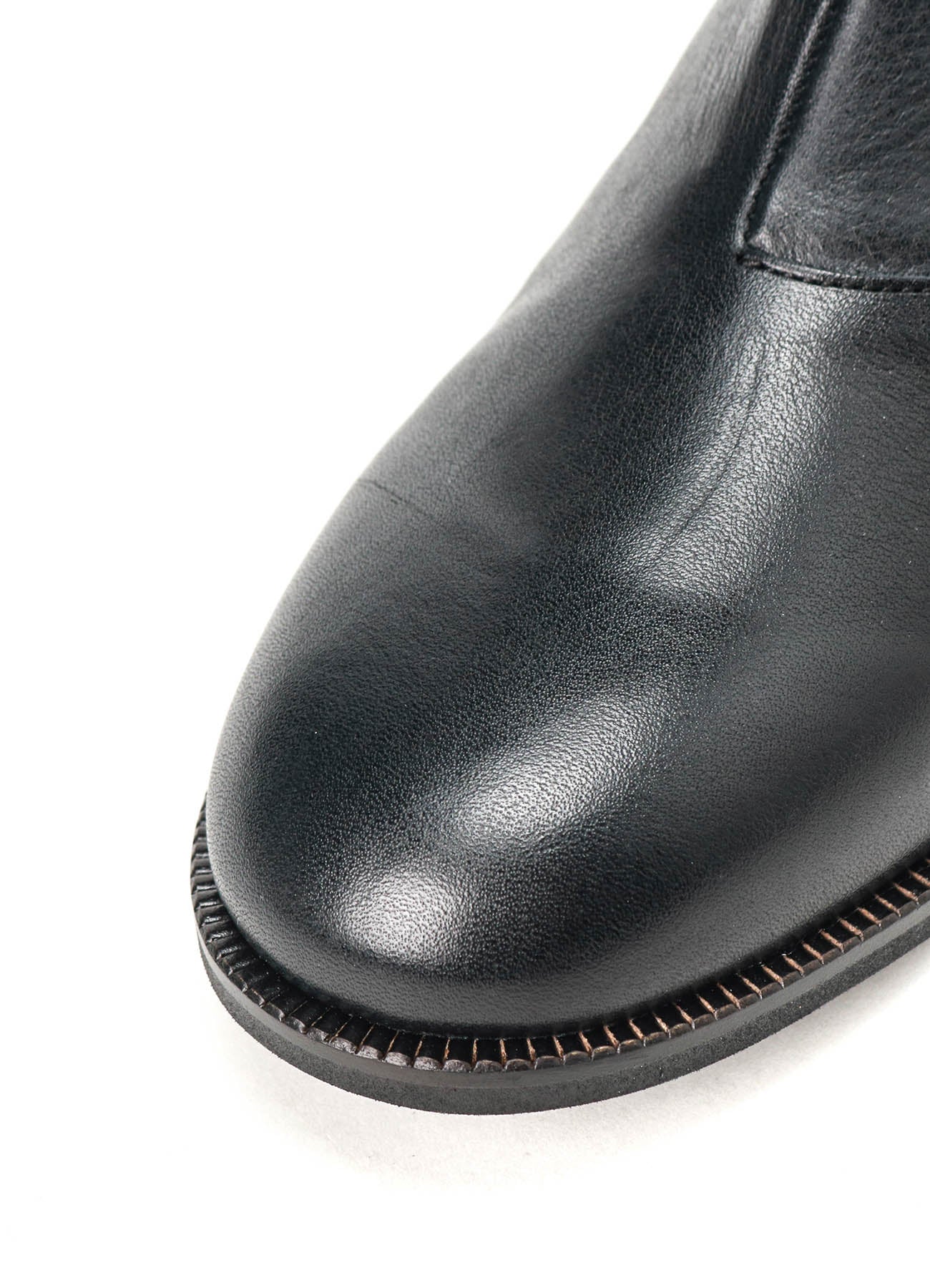SEMI-GLOSS LEATHER SIDE GORE SHORT BOOTS – THE SHOP YOHJI YAMAMOTO