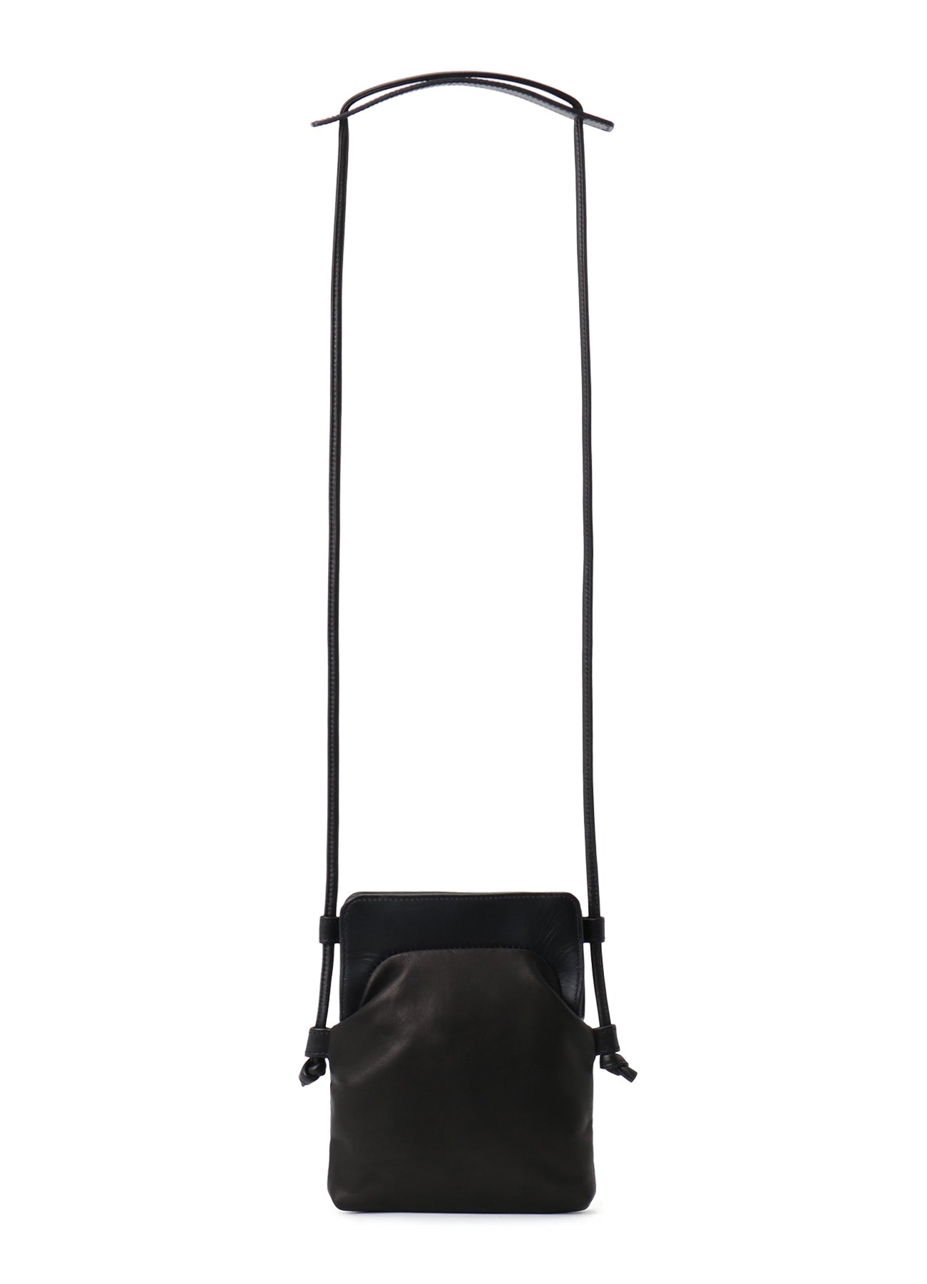 SMOOTH LEATHER COMBINATION CLASP BAG (S) – THE SHOP YOHJI YAMAMOTO