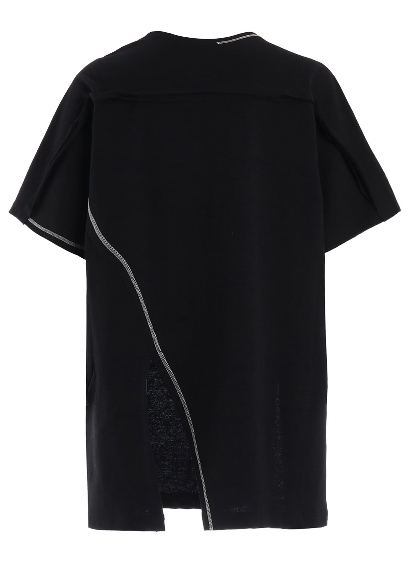 SLUB JERSEY RAGLAN SHORT-SLEEVE T-SHIRT(FREE SIZE Black): Ground Y