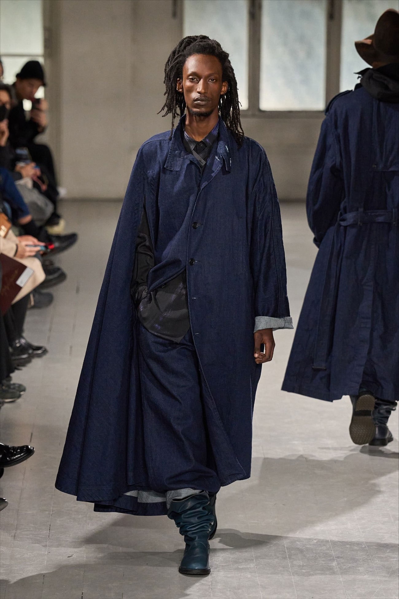 120Z DENIM W-RIGHT-SIDE DOLMAN COAT(XS Indigo): Vintage｜THE SHOP