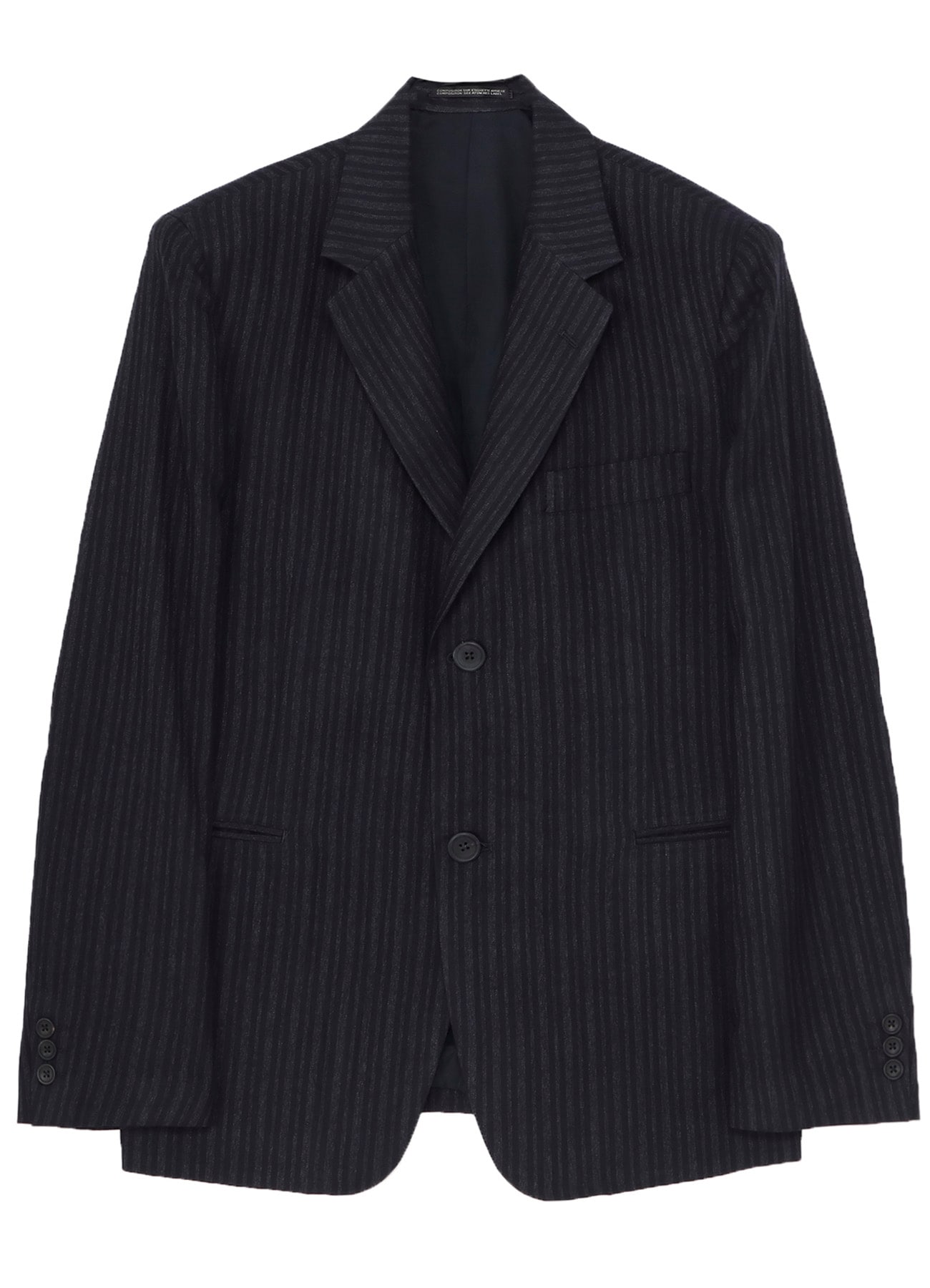 SUIT RY HEATHER ST CDH 2BS JACKET(S Black): Yohji Yamamoto POUR