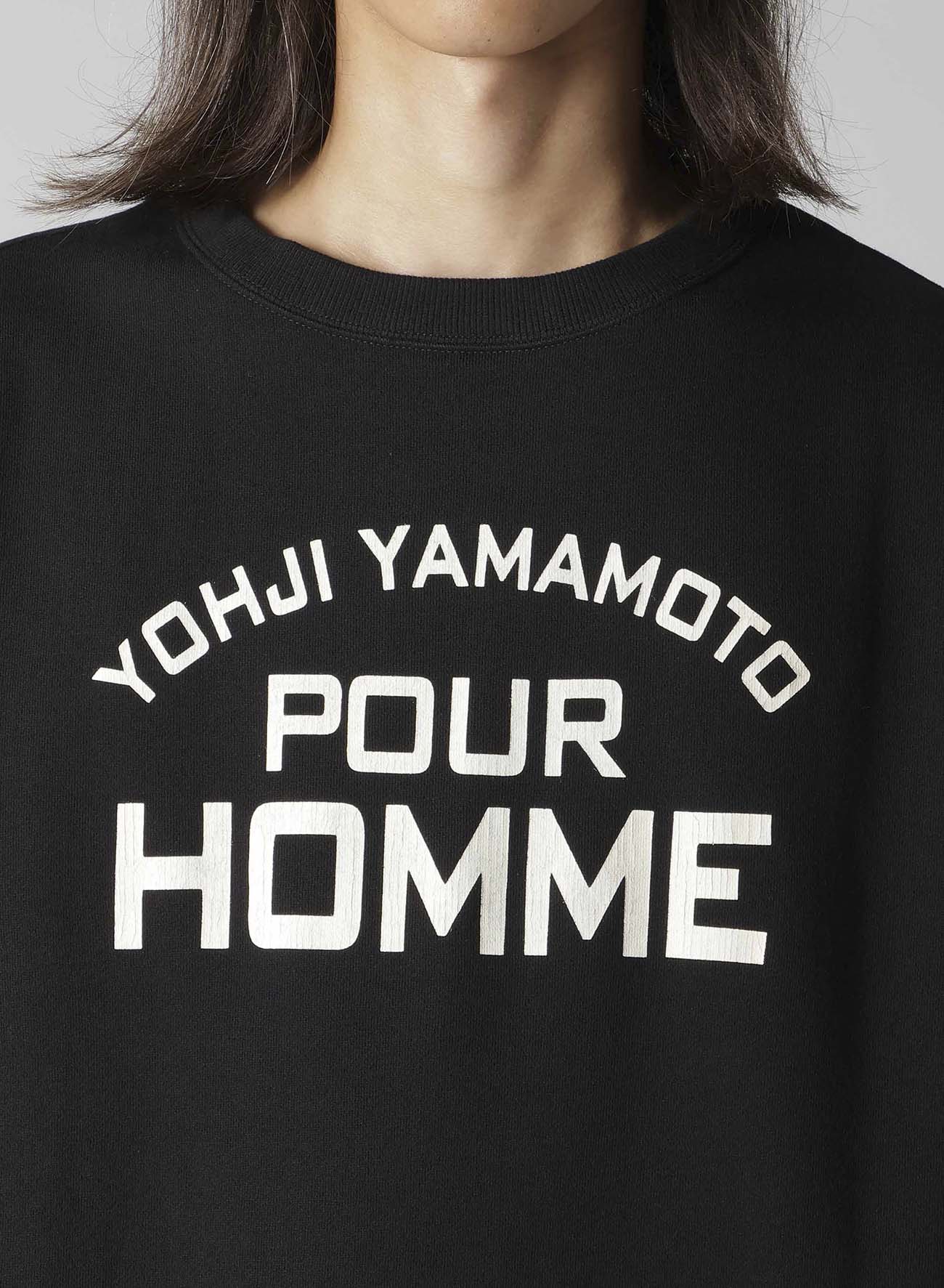 PIGMENT PRINT ARCH LOGO SWEAT(FREE SIZE Black): Yohji Yamamoto