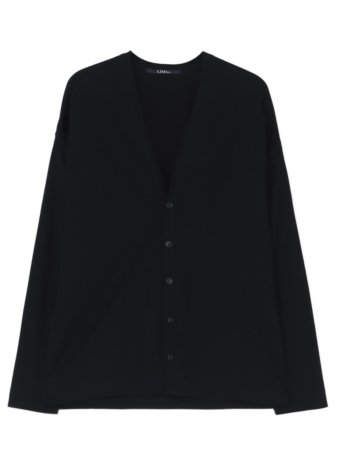 60/2 COTTON JERSEY SLIT CARDIGAN(S Black): Vintage｜Special Price