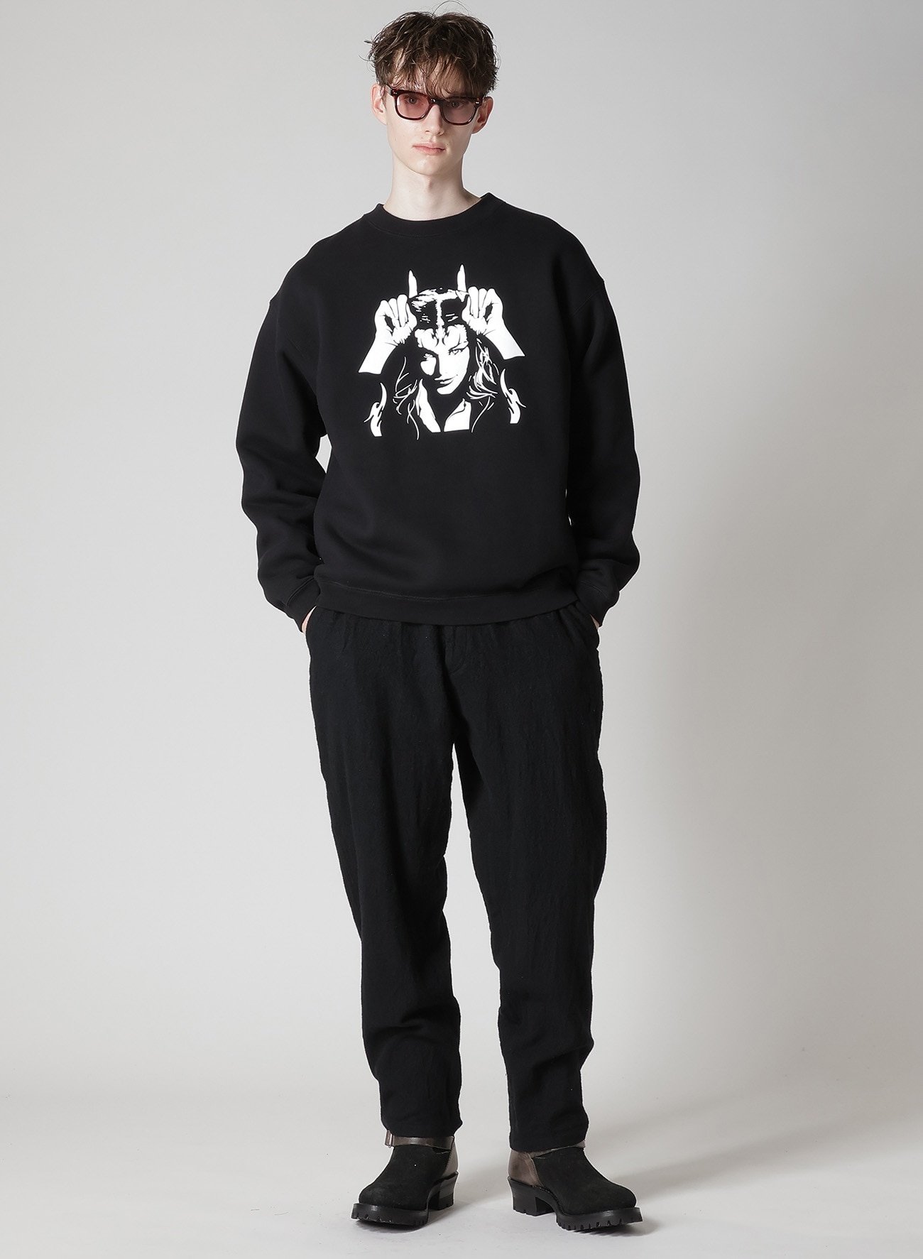 Y's for men × MASSES】BRUSHED FRENCH TERRY PULLOVER(FREE SIZE