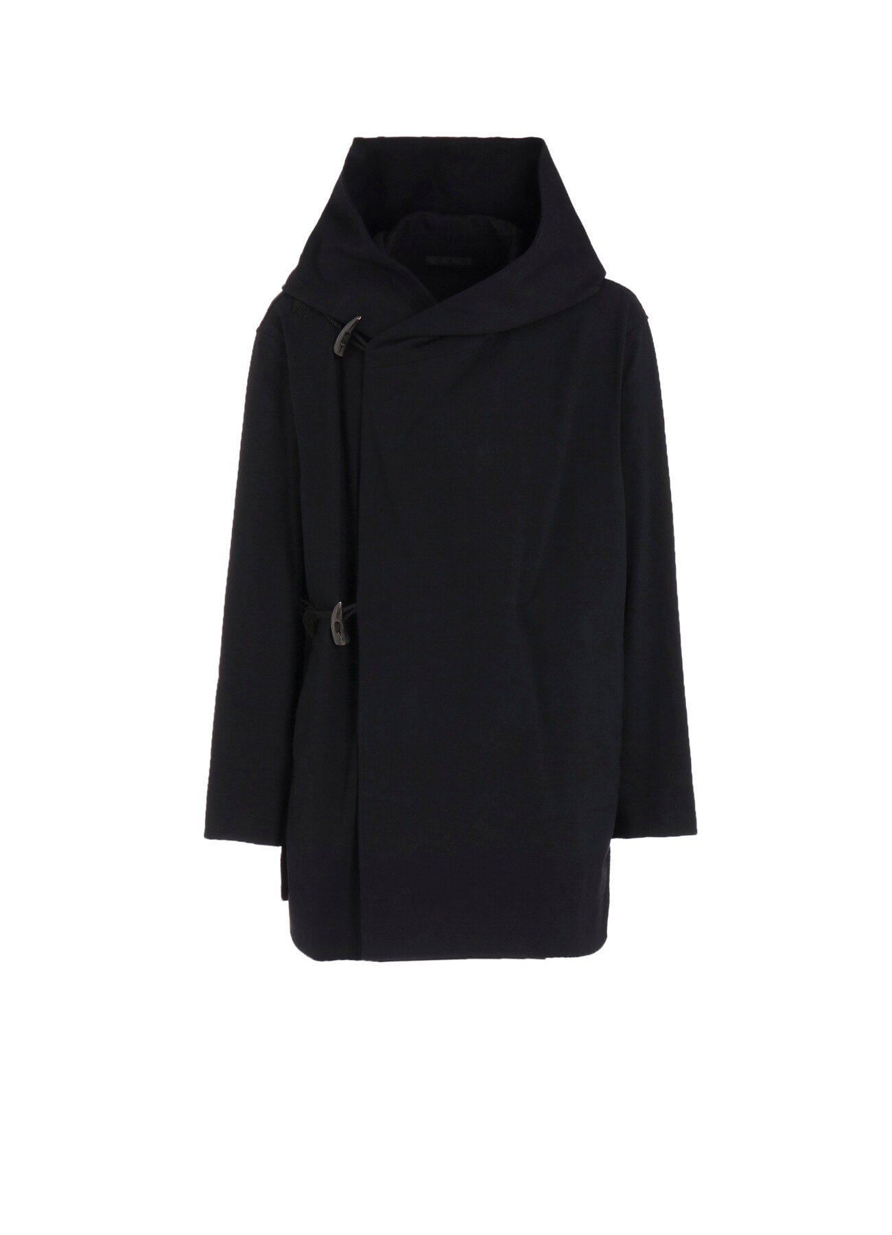 COTTON JERSEY TOGGLE DOUBLE ROBE(M Black): S'YTE｜THE SHOP YOHJI