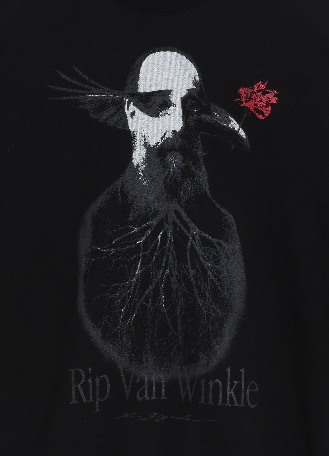 S'YTE x KOICHI IYODA ARTWORK PRINTED PULLOVER -Rip Van Winkle-(S