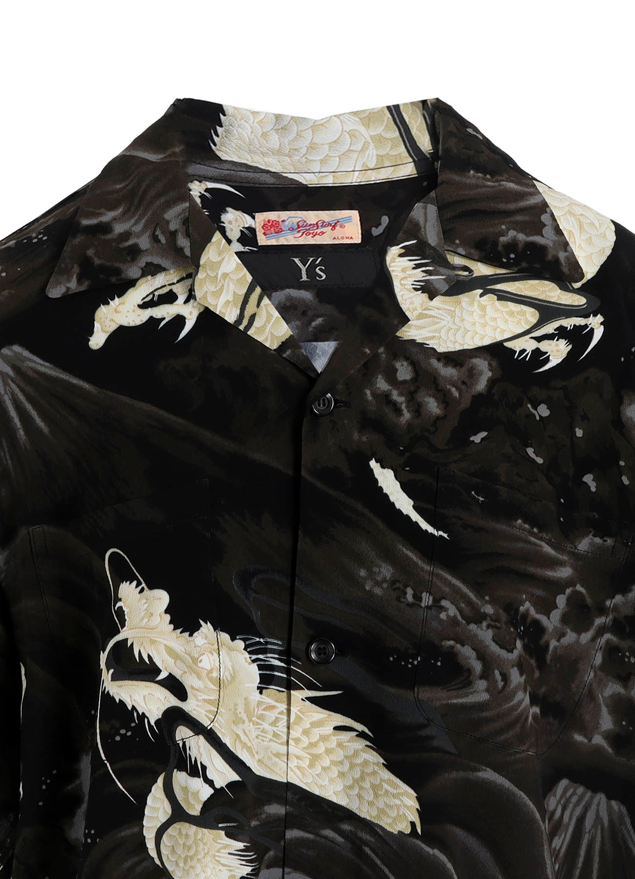 Y's - ALOHA SHIRT(M Black): Y's｜THE SHOP YOHJI YAMAMOTO