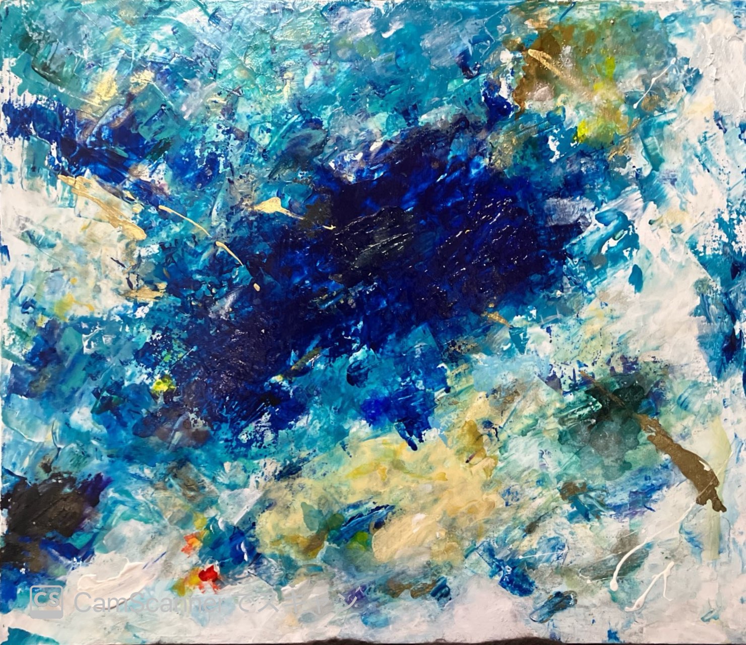 スカイブルー】キャンバスF10号 | BAEZ3 ｜インテリア絵画 アートの