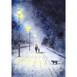 冬の向こうに | Yukari.Tanemura ｜インテリア絵画 アートの専門通販