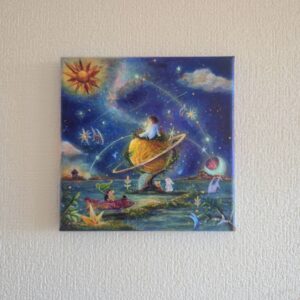 アクリル原画】 月夜に夢をみる少女のストーリー〜月音〜 | 棉月 水