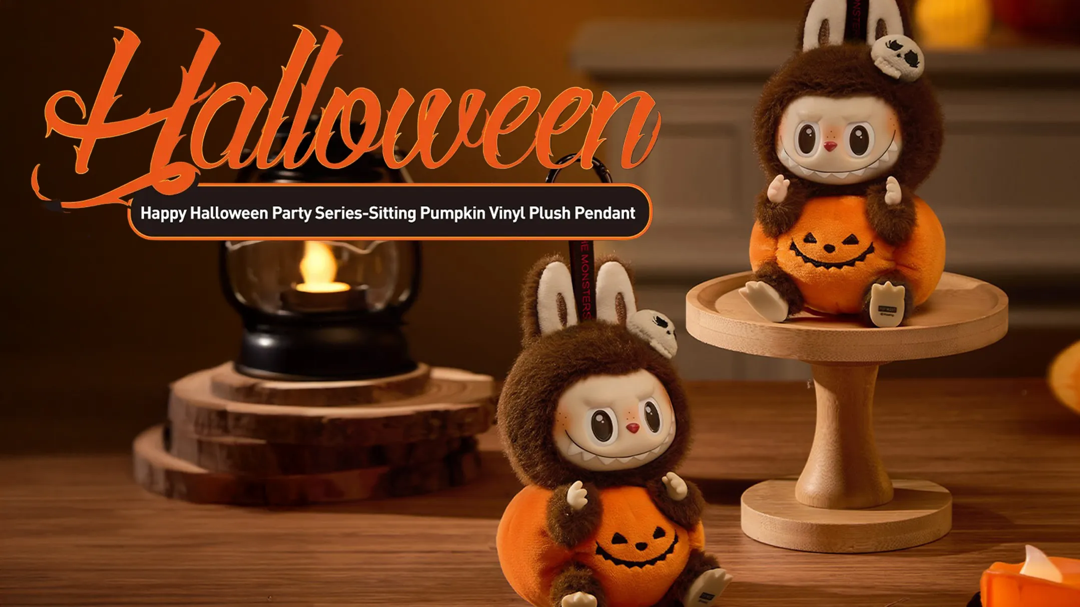 POPMART LABUBU ハロウィン パンプキン ぬいぐるみ ラブブ ラブブ