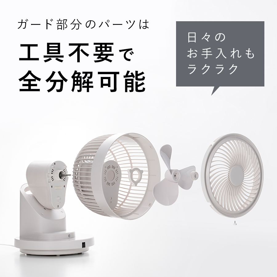 CF-T2324 節電センサー付 DCスイングサーキュレーター360 | THREEUP