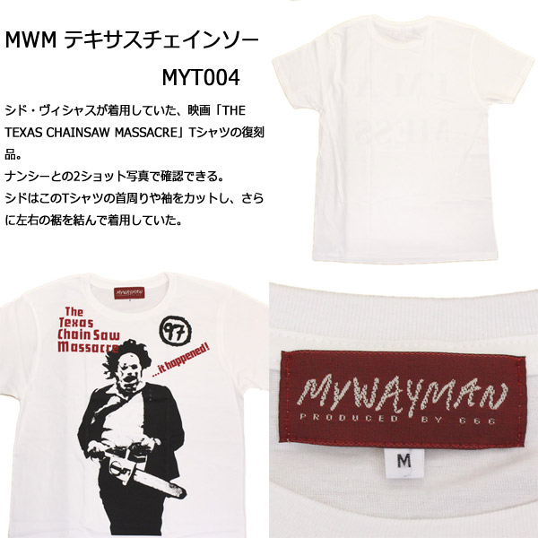 正規取扱店 666 MY WAY MAN T-Shirt (マイウェイマンTシャツ) テキサス