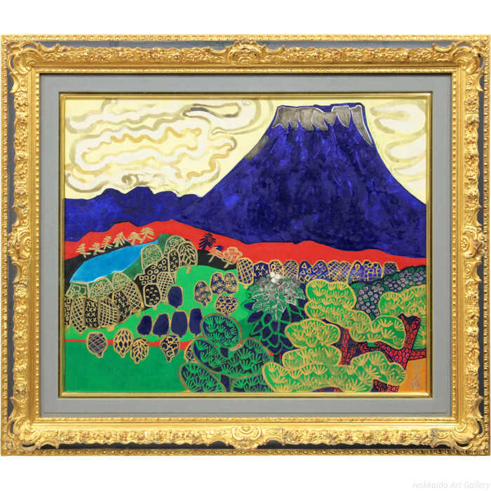 楽天市場】片岡球子 富士（アート・美術品・骨董品・民芸品｜ホビー