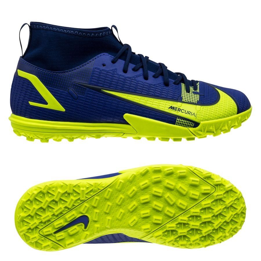 Nike Mercurial Superfly 8 Academy TF Recharge - Sapphire/Volt/Blue