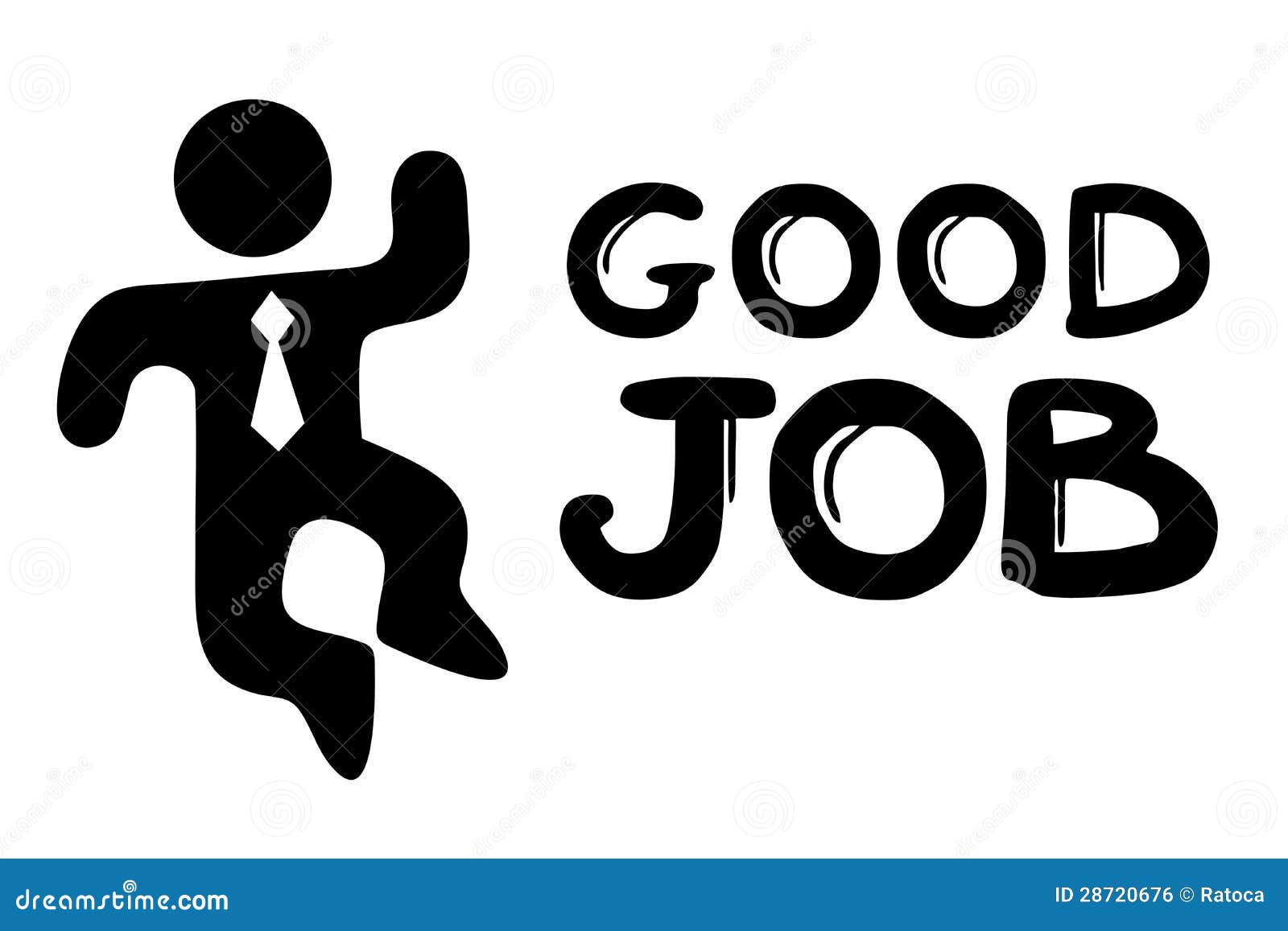 Good job stock vector. Illustration of icon, business - 28720676