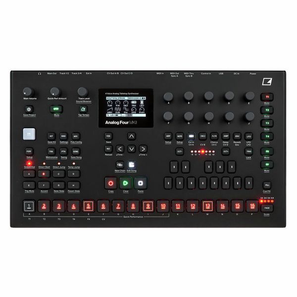 Elektron Analog Four MKII Black – United States