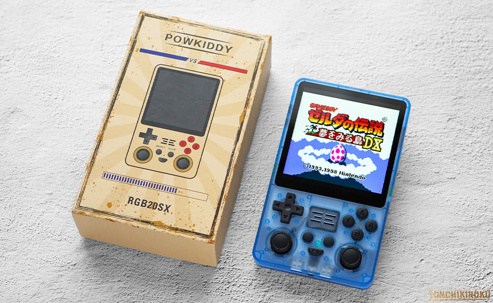 中華ゲーム機「Powkiddy RGB20SX」レビュー｜正方形ディスプレイを採用