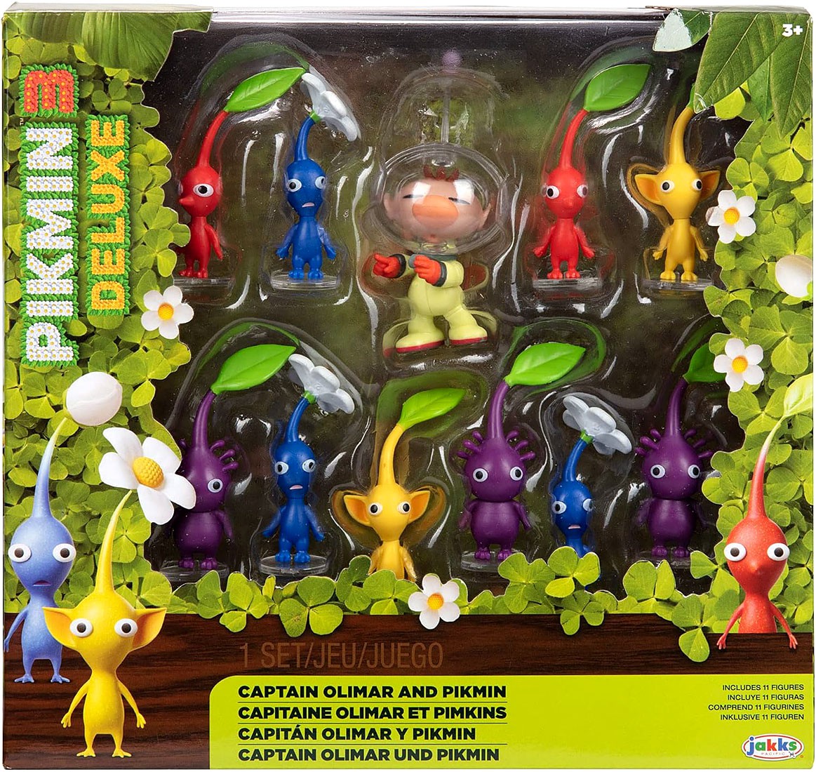 Pikmin 3 Deluxe Captain Olimar & Pikmin 2.5-Inch Set [11 Figures