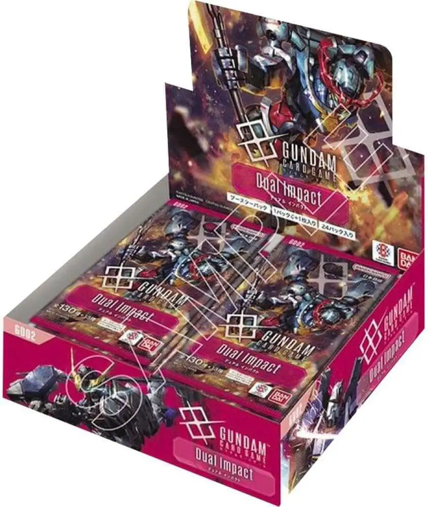 Gundam Trading Card Game Dual Impact Booster Box GD-02 24 Packs