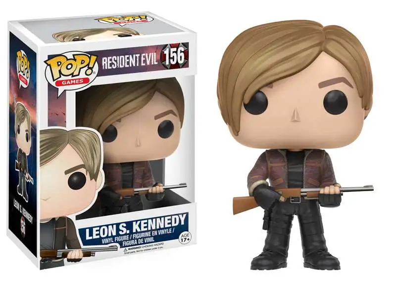 Funko Resident Evil POP Games Leon Kennedy Vinyl Figure 156 - ToyWiz