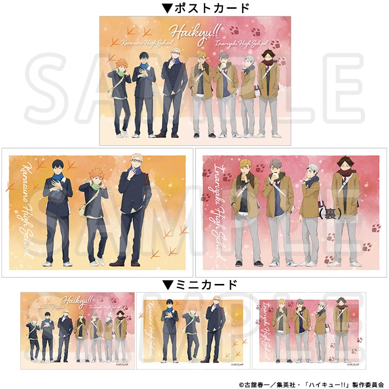 公式オンラインストアハイキュー!! ポストカード＆ミニカードセット 冬