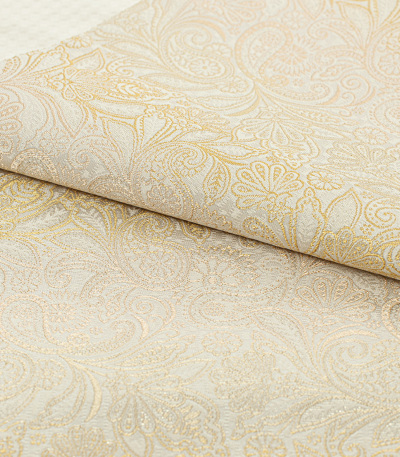 お仕立済み】桐生織京袋帯（更紗：金） 京袋帯 【きもの都粋】