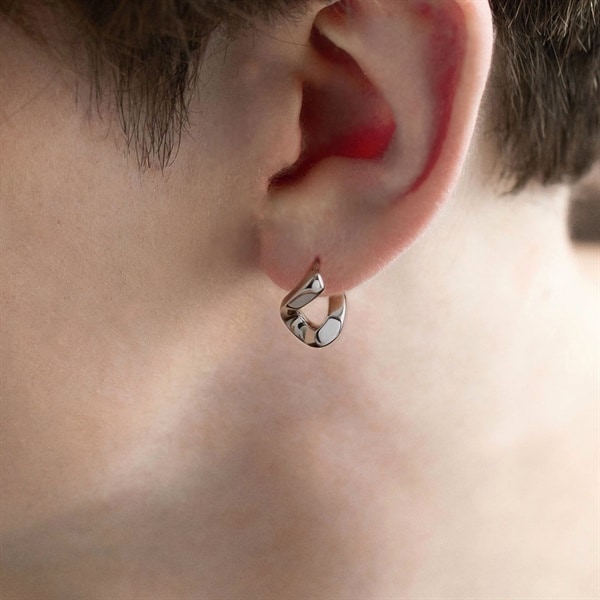 シルバー ピアス/片耳用 | 112234350909 | 【公式】4℃ HOMME+