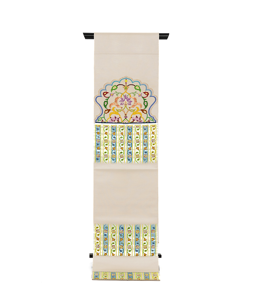 龍村光翔製（二代目 龍村平蔵） 袋帯 「王竺玉柱文」 | 特選きもの