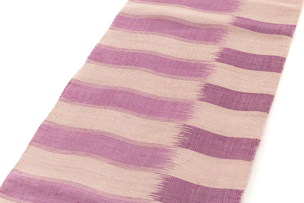 人間国宝 新垣幸子作 八重山上布 八寸名古屋帯 | 特選きものコレクション