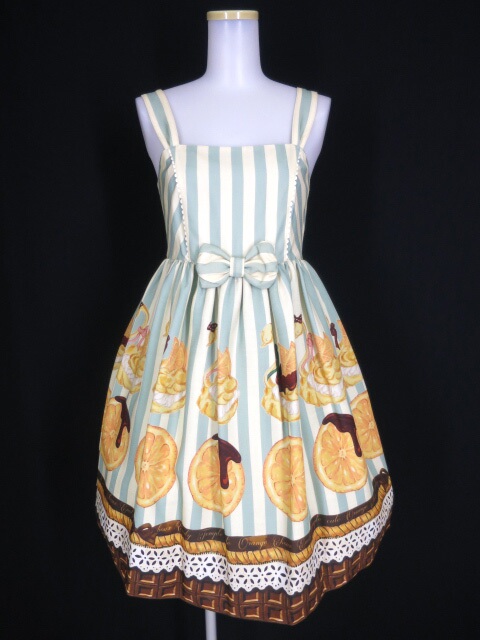 Emily Temple cute Orangeスワンシューワンピース エミリーテンプル