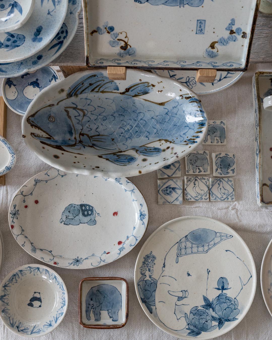 白と青のうつわ展 8/2-8/16, 2025｜ご来店の御礼と夏の余韻 – ドライ