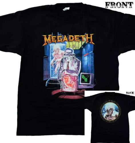 MEGADETH】ロックTシャツ メンズ バンドTシャツ メンズ MEGADETH RUST