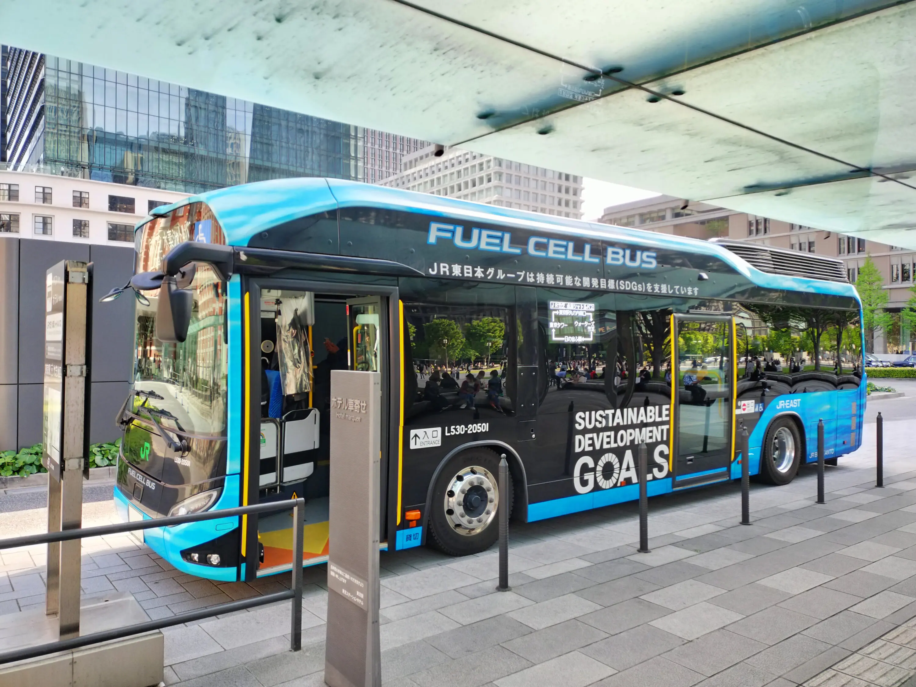 JR竹芝水素シャトルバス、東京駅〜竹芝〜日の出〜東京タワー〜東京駅に