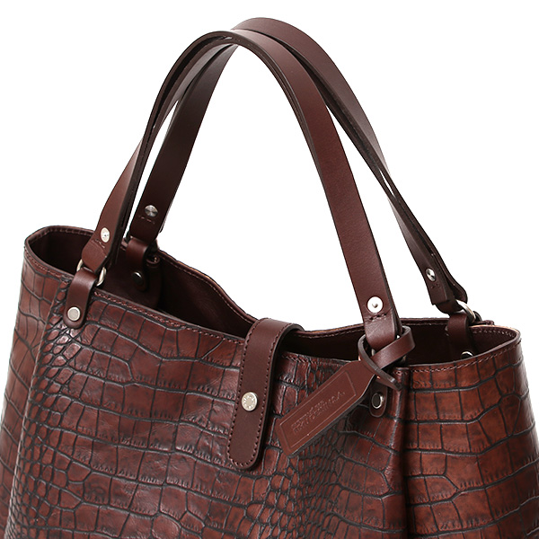 東京ヒマワリ / ボーデッサン(BEAU DESSIN) クロコアンティーク レザー