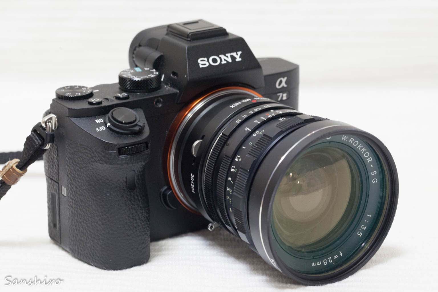 MINOLTA W.ROKKOR-SG 28mm F3.5 － ミノルタ WロッコールSG 28mm F3.5