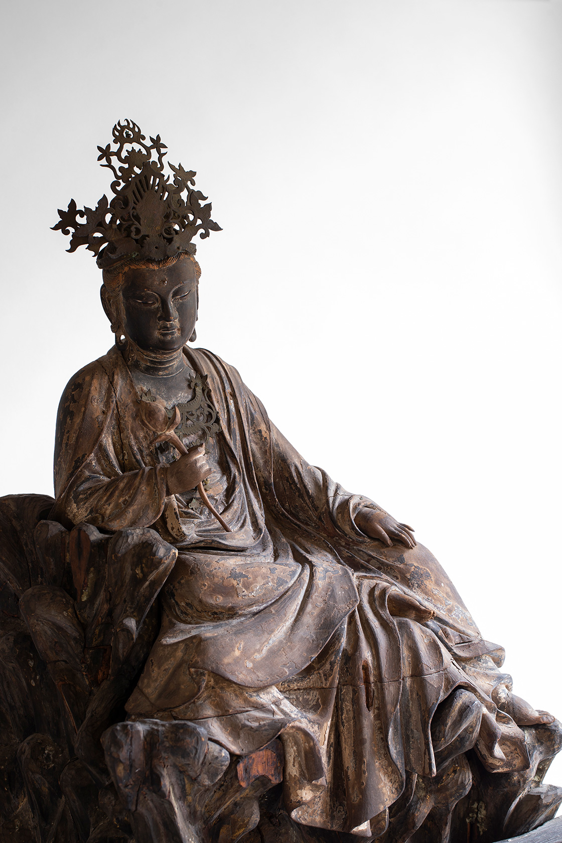 木造彩色 水月観音坐像 — 仏像 — 文化財 — 東慶寺のこと — 北鎌倉 松岡