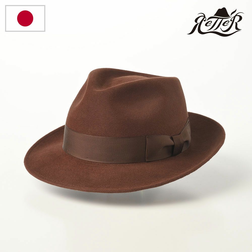 レッター フェルトハット Fur Felt Fedora（ファーフェルト フェドラ