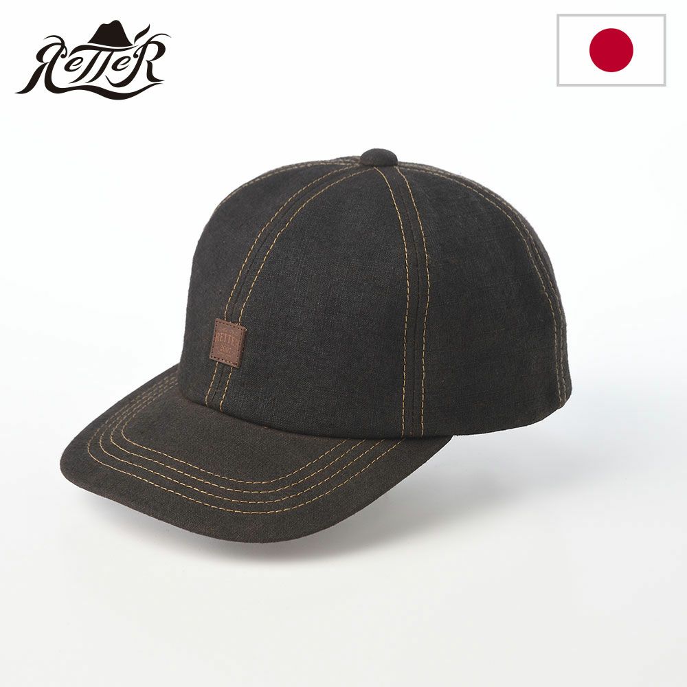 ショット キャップ PARAFIN LEATHER 8P CAP（パラフィン レザー 8P