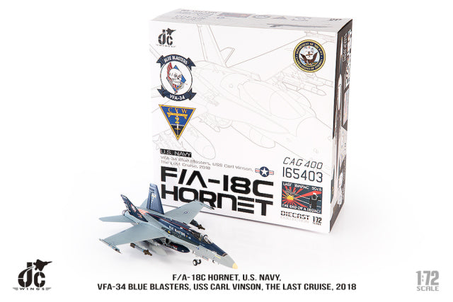 JC Wings F/A-18C アメリカ海軍 VFA-34 ブルーブラスターズ 「The Last
