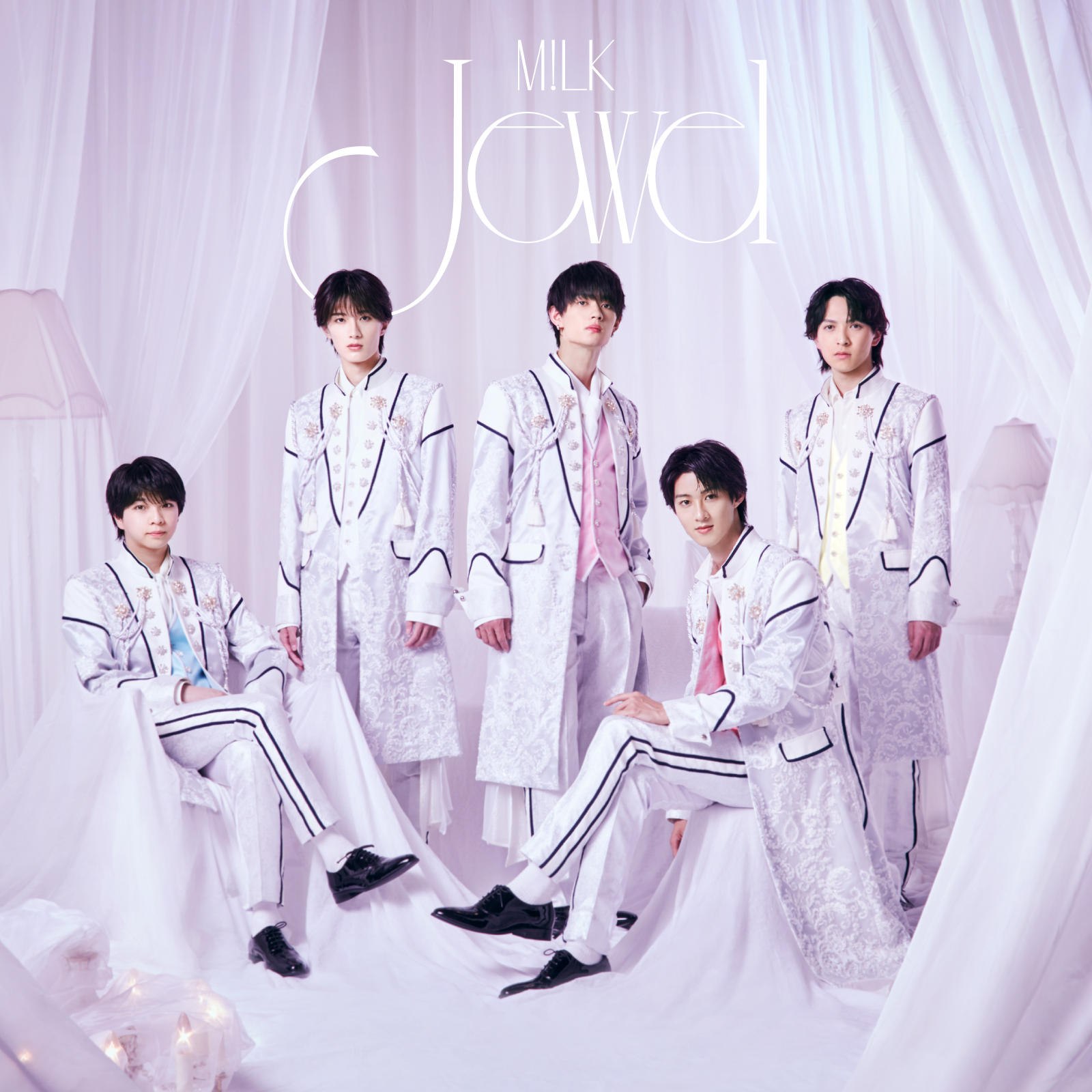 M!LK メジャー1stアルバム「Jewel」のジャケット解禁 FC限定豪華盤は