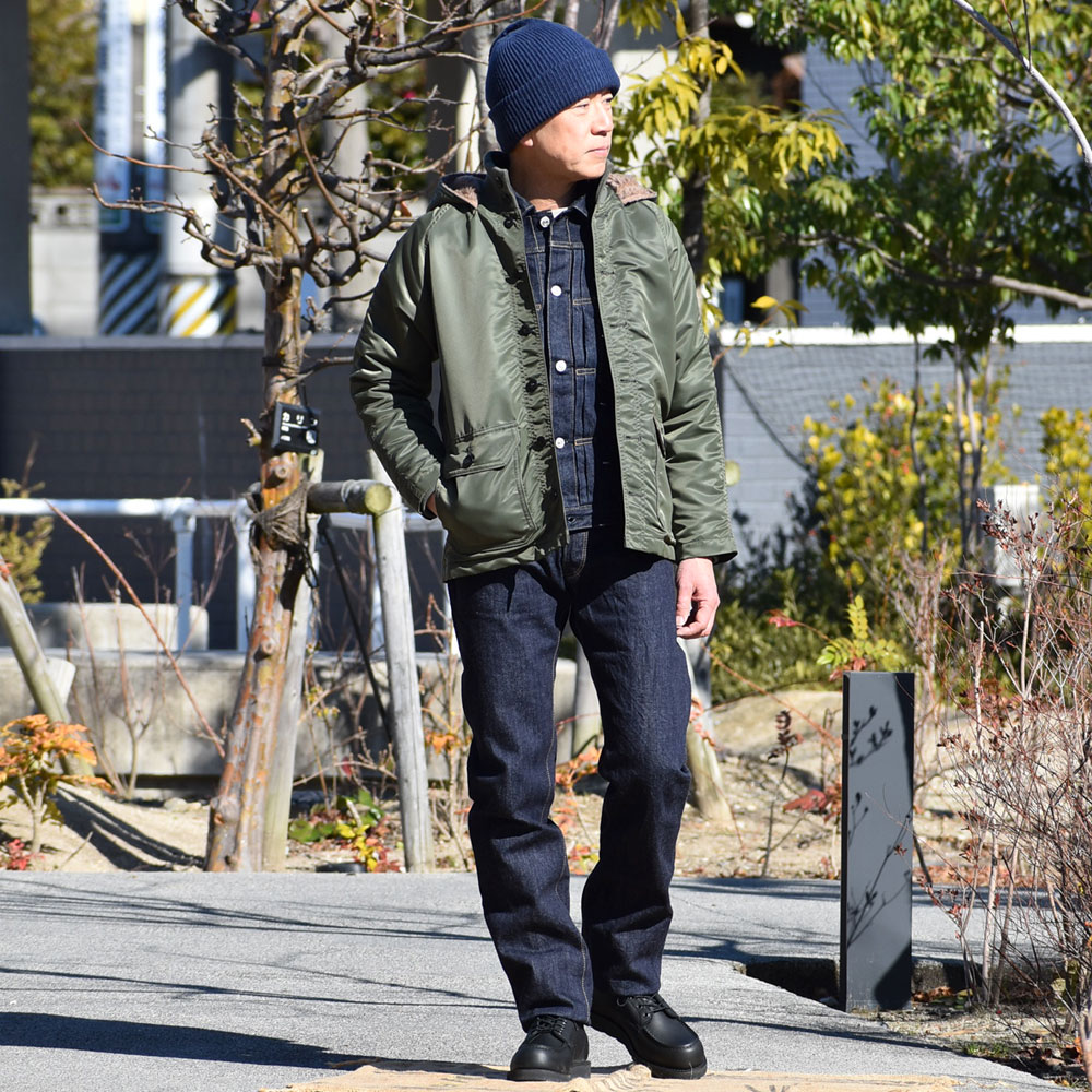 デラックスウエア (DELUXEWARE) TOWN POINT 長袖プリントトレーナー