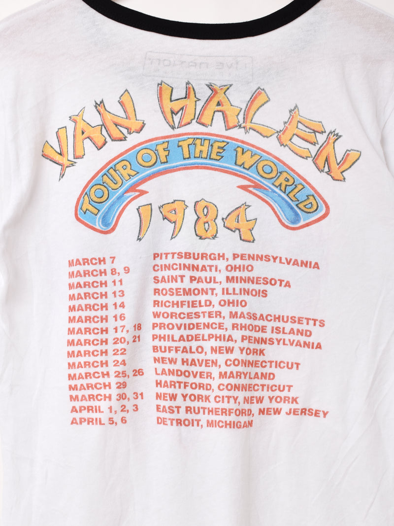 アメリカ製 Van halen 1984 ツアーTシャツ – 古着屋Top of the Hillの