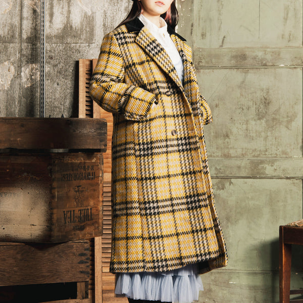 Meridian チェック柄 ロングコート – 古着屋Top of the Hillのネット