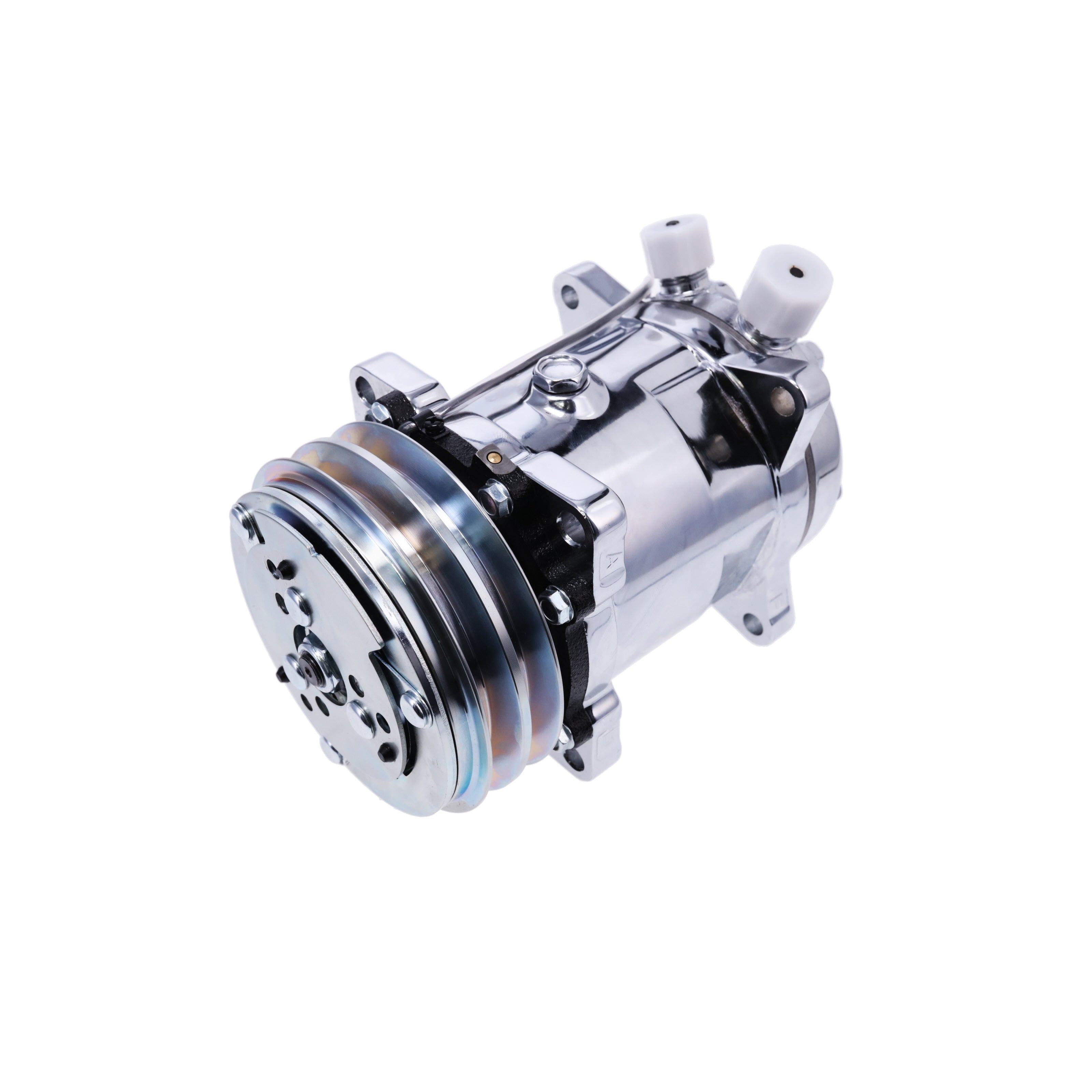 Sanden 508 Style Silver Clutch V-Belt A/C Compressor – Top Street