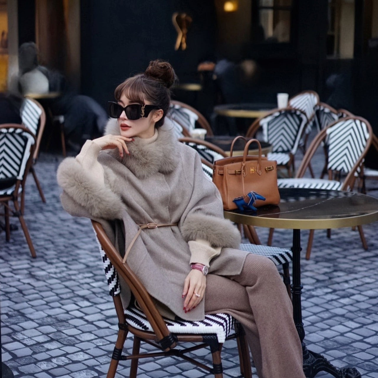 即日発送】エコファーポンチョコート – TORUGATO