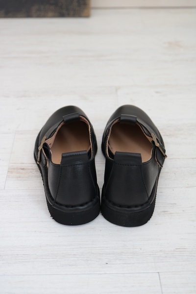 punto pigro Tストラップシューズwith VIBRAM 2色 - toritoRu