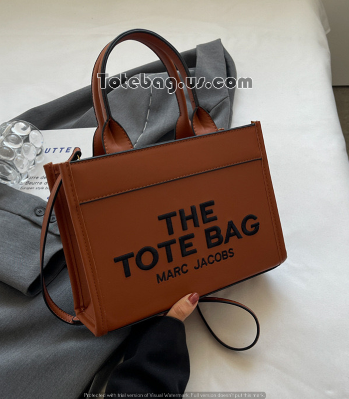 Shop Black & Brown Woven Tote Bag By Marc Jacobs Online