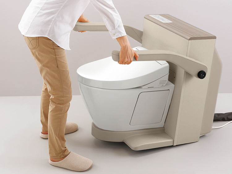 ベッドサイド水洗トイレ：特長 | 福祉機器 | 商品情報 | TOTO株式会社